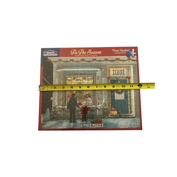 White Mountain Tis The Season 550 Pc Puzzle Larger Piece - Picture 5 of 6